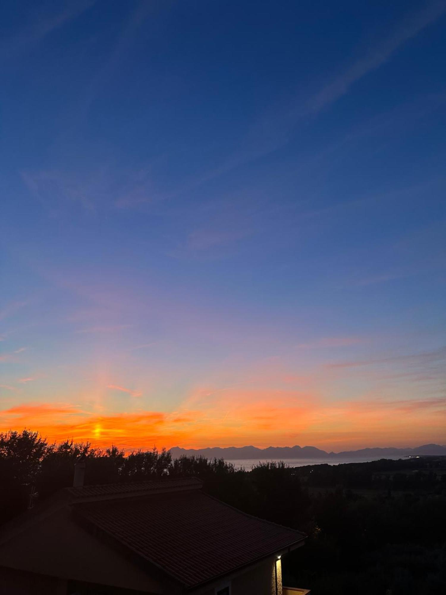 Villa Il Tramonto Agropoli Bagian luar foto